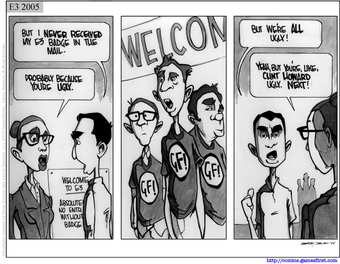 twoplayer comic: Booth Babes for All!