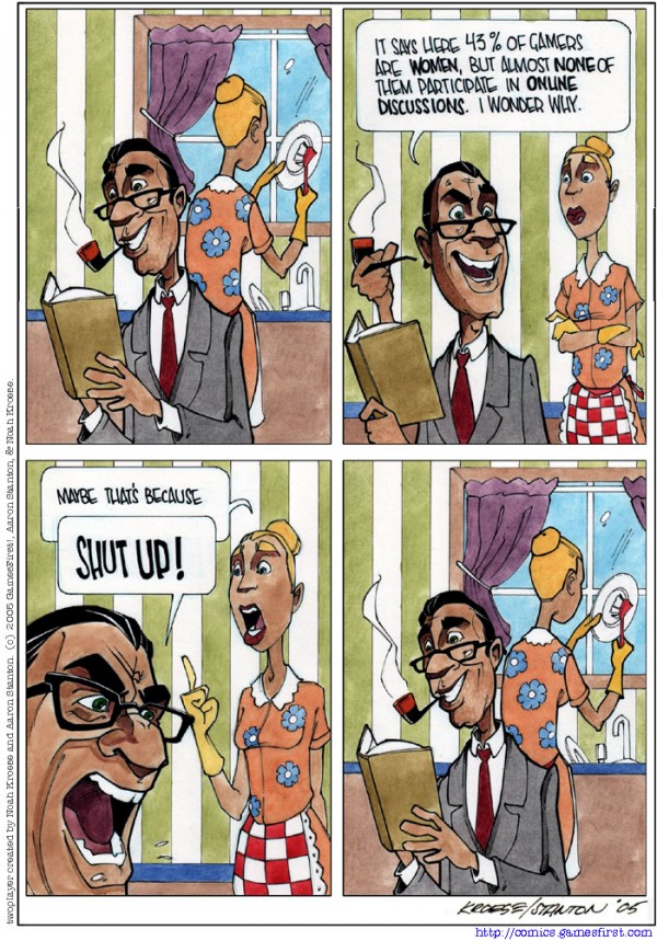 Twoplayer Comic: Did You Say Something?