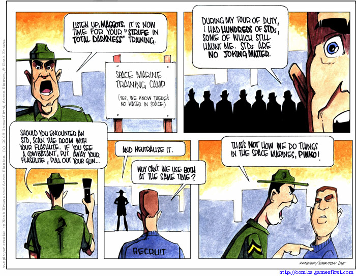 twoplayer comic: Warning! We Cause Damage!