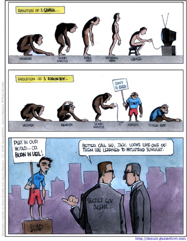 Twoplayer Comic: Forum Boys