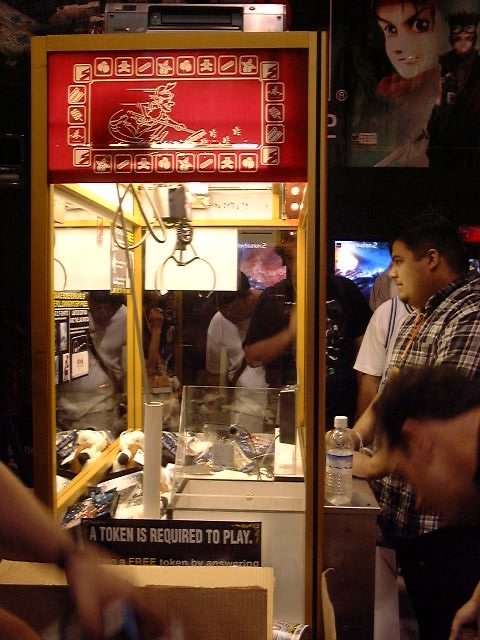 Even the arcade machines needed press badges at E3.