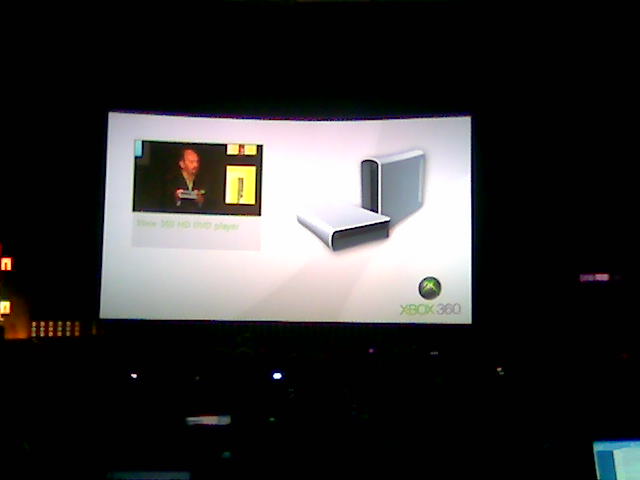 Video content is important to XBL Marketplace including an HD DVD player this Fall.